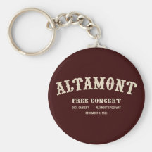 altamont free concert key chain