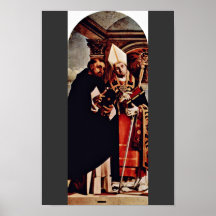 Altarpolyptychon Of Recanati Left Wing: St. Thomas Poster