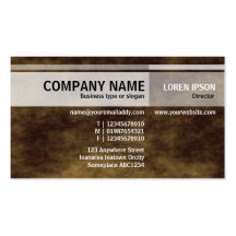 Alternate Tones - Planet Brown Business Card Template