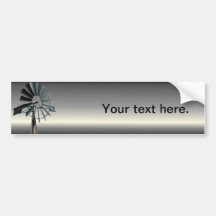 Alternative Energy - Pinwheel Windmill Power Bumper Stickers