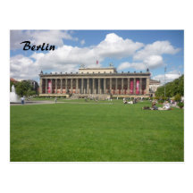 altes museum green postcard