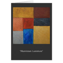 Aluminium Luminium Greeting Card