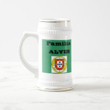 Alves Family (POrtugal) Beer Stein Mug