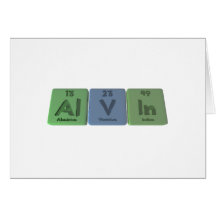 Alvin as Aluminium Vanadium Indium Card