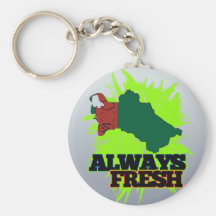 Always Fresh Turkmenistan Keychain