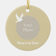 Always in our Hearts Memorial Christmas Ornament