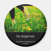 Always look on the bright side of life, insurance. fridge magnets