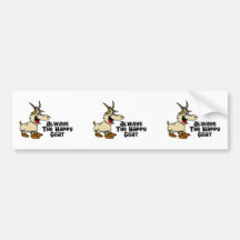 Always The Happy Goat Bumper Sticker