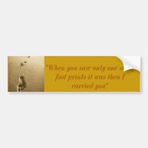 Always with you. bumper sticker
