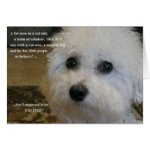 Am I supposed to be excited? Greeting Card
