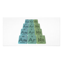 Amarna-Am-Ar-Na-Americium-Argon-Sodium Picture Card