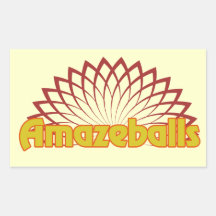 Amazeballs Rectangle Stickers