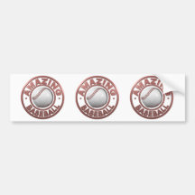 Amazing Baseball Bumper Sticker