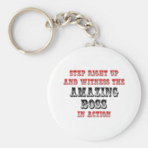 Amazing Boss In Action Key Chains