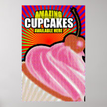 Amazing Cupcakes Bakery Poster
