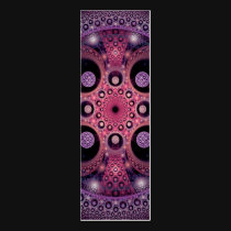 Amazing Fractal Cross in Circle business cards