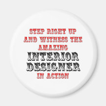 Amazing Interior Designer In Action Fridge Magnets