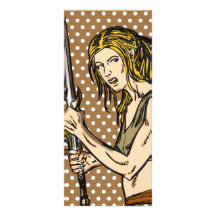 Amazon Women Courage Customised Rack Card
