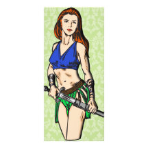 Amazon Women Myth Custom Rack Card