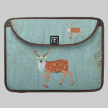 Amber & Azure Ornate Buck  Macbook Sleeve macbook sleeves