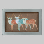 Amber & Azure Ornate Bucks  Belt Buckle belt buckles