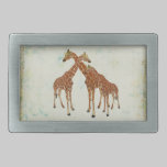 Amber Giraffes  Belt Buckle belt buckles