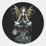 "Amber" Nature Lotus Fairy Stickers