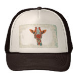 Amber Peeking Giraffe  Lid Trucker Hat