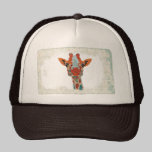 Amber Peeking Giraffe  Lid hats