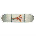 Amber Peeking Giraffe Skateboard