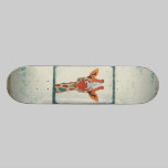 Amber Peeking Giraffe Skateboard skateboards