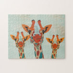 Amber Peeking Giraffes  Puzzle puzzles