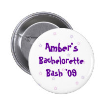 Amber's Bachelorette Bash Pinback Button