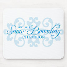 Ambition Snow Boarding Mouse Pad