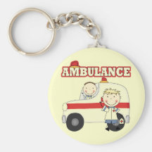 Ambulance T-shirts and Gifts Keychain