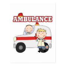 Ambulance T-shirts and Gifts Post Cards