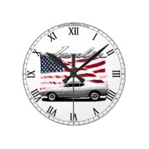 AMC Javelin AMX muscle car - Clock