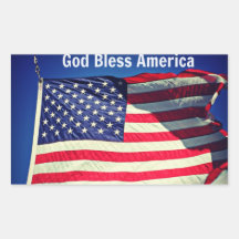 america button rectangular stickers