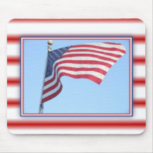 America Flag Mouse Pad