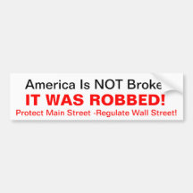 America is NOT Broke! Bumper Stickers