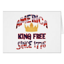 America King Free Greeting Card