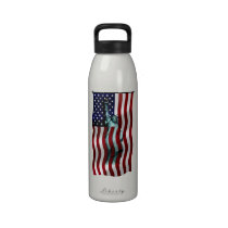 America - Land of Liberty water bottles