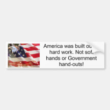 America was built out o... bumper sticker