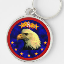 American Bald Eagle Premium Keychain