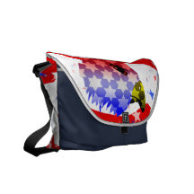 American Bald Eagle Rickshaw Bag Courier Bag