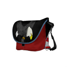 American Bald Eagle Rickshaw Bag Messenger Bags
