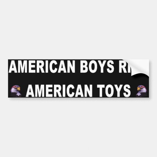 AMERICAN BOYS BUMPER STICKERS