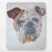 American Bulldog Mousepads