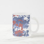 American Camo Frosted Coffee Mug