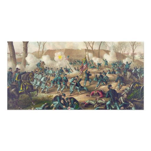 American Civil War Battle of Fort Donelson 1862 Photo Card